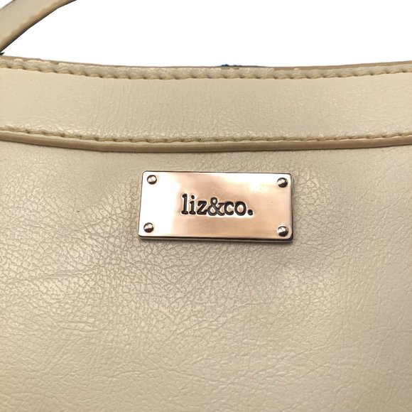 Women's Liz & Company Eggshell Colored Leather Purse - Picture 3 of 6